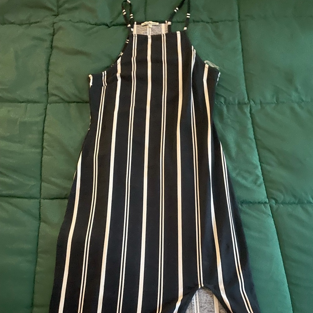 Long body con dress, only worn once, with slit down one side of the leg.